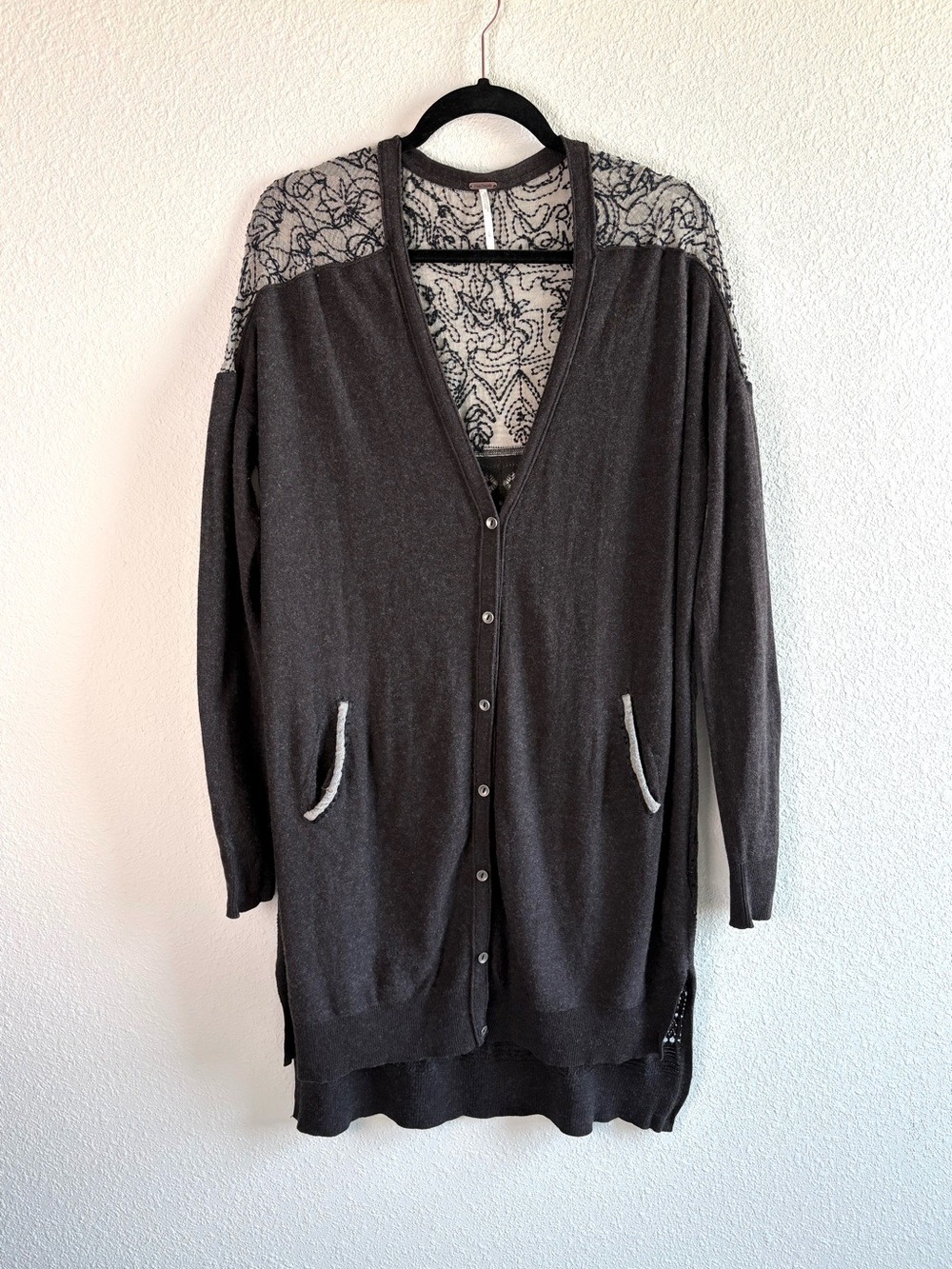 Free People Quincy Yarn Back To You Cardigan